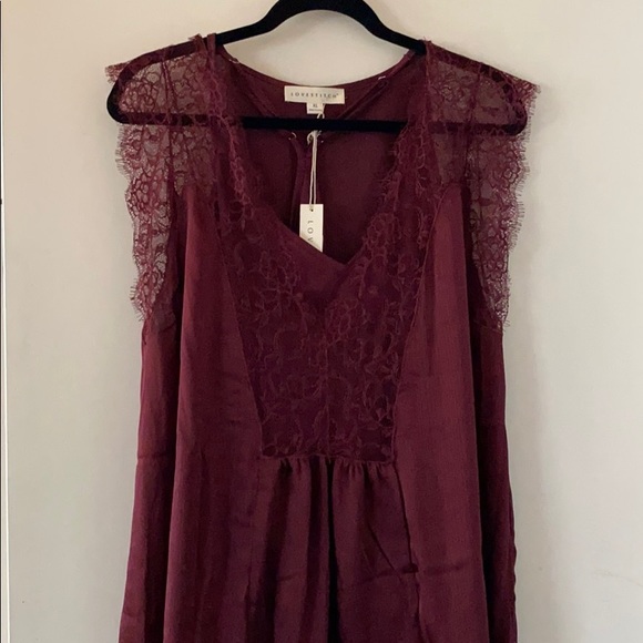 Nwt Lovestitch Kaylee Satin Blouse Xl 